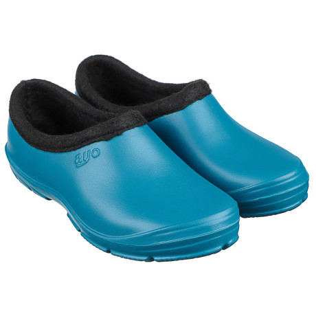 Галоши утепленные женские AYO, синий/зеленый, размер 36-41, материал галоши ЭВА, утеплитель ворсин