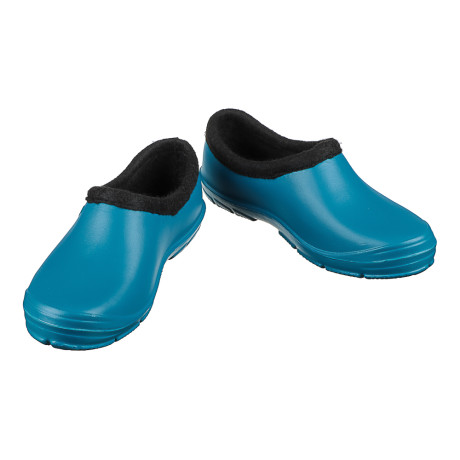 Галоши утепленные женские AYO, синий/зеленый, размер 36-41, материал галоши ЭВА, утеплитель ворсин