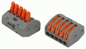 ЭРА клемма СМК 222-415 с рычагами 5x (0,08-2,5(4)мм2), 32А (уп.50шт, цена за уп) 67933