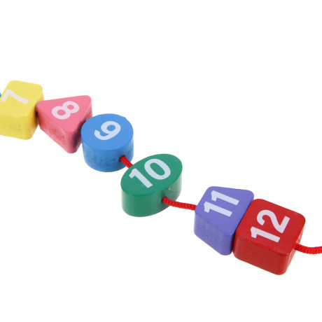 ИГРОЛЕНД Часики-сортер развивающие для малышей, 18,5х2,5х18,5см, дерево