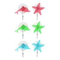 VETTA Крючок на присоске, металл, пластик, 2 дизайна