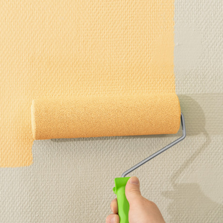 Валик "Поролон" с ручкой, 250 мм, D 48 мм, D ручки 6 мм Сибртех