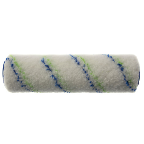 Валик сменный "Водные краски", 180 мм, ворс 12 мм, D - 36 мм, D ручки - 6 мм, полиэстер Сибртех