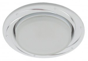 ЭРА св-к под лампу Gx53,220V, 13W, серебро/белый KL 77 AL/WH/1 (аналог 695999) 3824