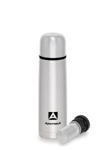 Термос Арктика 101-500С узк. горло с ситечком, 500мл, нерж. сталь