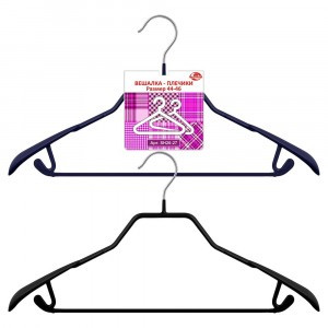 Вешалка-плечики, размер 44-46, металл, полимерное покрытие SH26-27 Мультидом
