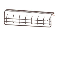 Вешалка с полкой 100см коричневый ВСП169КОР х5