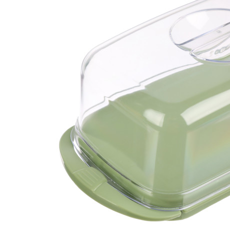 Масленка, пластик, 18х9,5х6,5см, 3 цвета