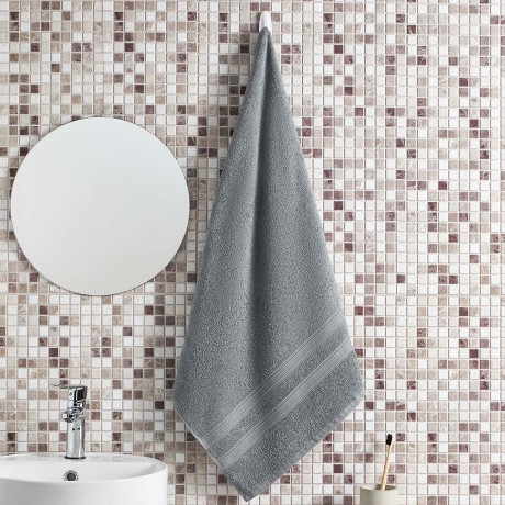 PROVANCE Нэви Полотенце махровое, 100% хлопок, 70х130см, 360гр/м, серый