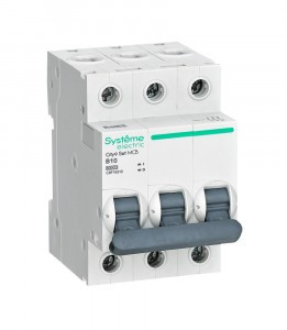 Systeme electric City9 автоматический выкл. 3P 10А 6кА х-ка B C9F16310