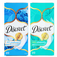 Прокладки ежедневные DISCREET 2 вида, к/у, 20шт