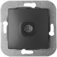 Bylectrica УЮТ мех. розетки телевизионной, черный графит, (ТР-047 черный графит)