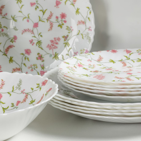 MILLIMI Клавель Набор столовой посуды 19 пр., опаловое стекло