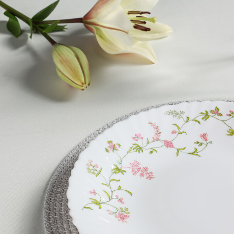 MILLIMI Клавель Набор столовой посуды 19 пр., опаловое стекло