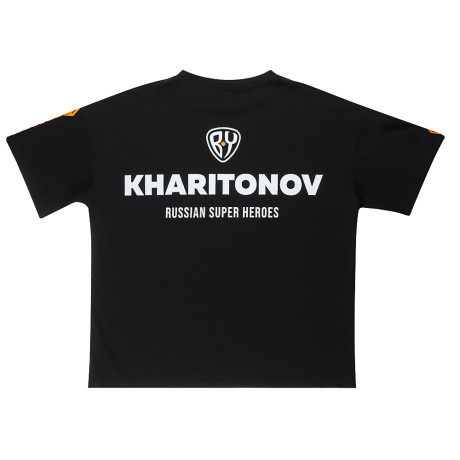 BY KHARITONOV Футболка мужская, хлопок, цвет черный, размер L