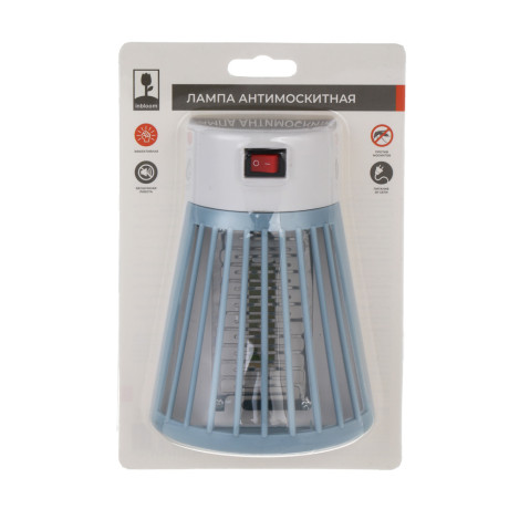 Лампа антимоскитная тм INBLOOM, 11.8x8.5x6.5см, PP, 1W, AC110-220V, 50-60HZ