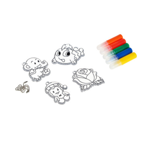 ХОББИХИТ Набор для творчества "Глитерные фигурки", PE, PP, полимер, 15х21х3см, 2 дизайна