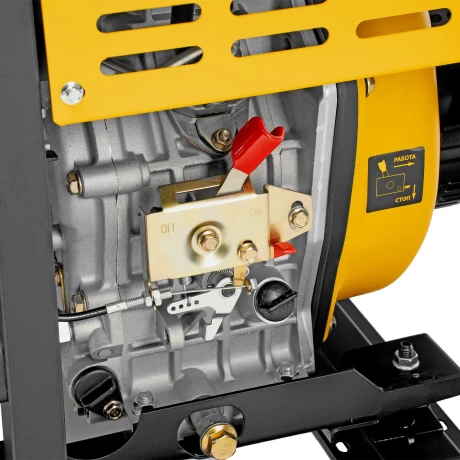 Генератор дизельный DES-55, 5,5 кВт, 230 В, 11 л, ручной стартер Denzel