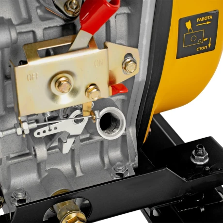 Генератор дизельный DES-55, 5,5 кВт, 230 В, 11 л, ручной стартер Denzel