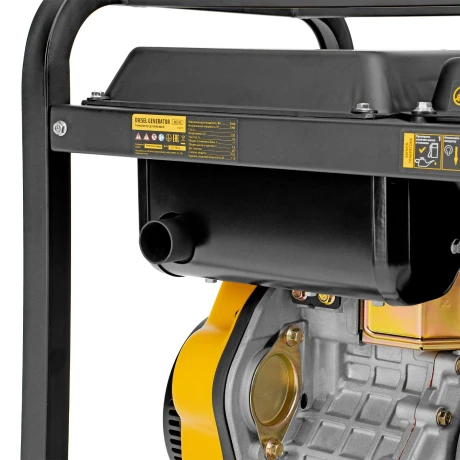 Генератор дизельный DES-55, 5,5 кВт, 230 В, 11 л, ручной стартер Denzel