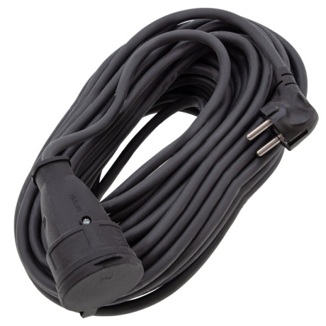 Удлинитель силовой 20 м, 16 А, тип УХз16, КГ 3 x 2.5 мм, 1 розетка, Сибртех