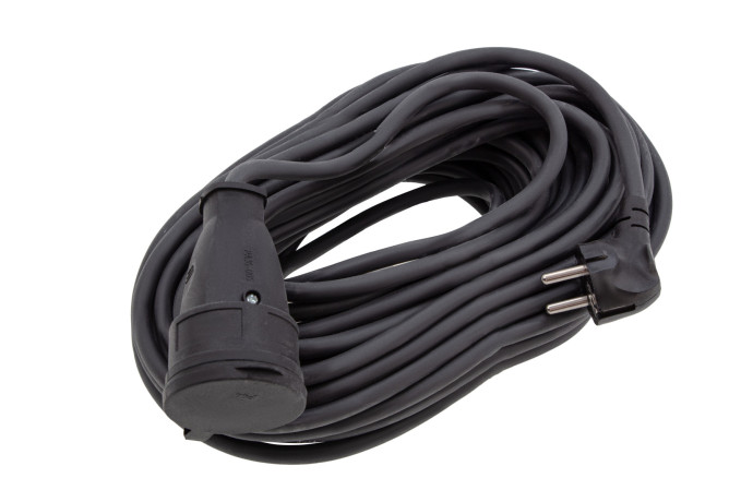 Удлинитель силовой 20 м, 16 А, тип УХз16, КГ 3 x 2.5 мм, 1 розетка, Сибртех