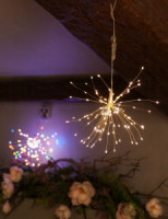 Фигура новогод. св/д «Фейерверк» 3AA 30х30см 120LED ULD-H3030-150/DTA/3AA/RC WARM IP20 Uniel