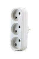 Makel разветвитель (тройник) 3роз. 10А белый (линейный) 10032