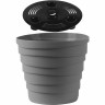 Кашпо БАРХАН 0,9л Серый Жемчуг КШ-4333 х30