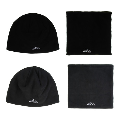 GALANTE Комплект 2 пр.: шапка р.60, шарф-хомут 25x25см, 100% полиэстер, цвета в ас-те, ОЗ25-10