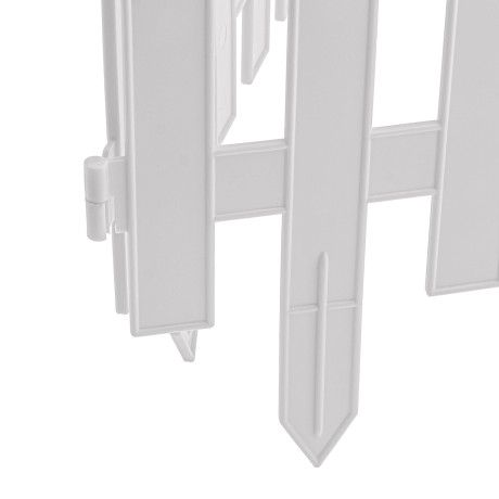 Забор декоративный "Винтаж", 28 х 300 см, белый, Palisad