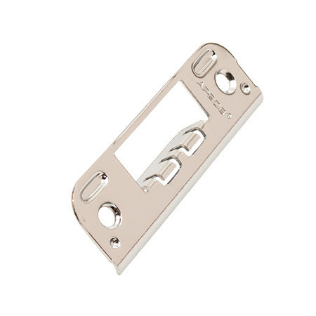 Планка ответная 0045-CR (хром) д/фин.замков и дверей без "четверти"   \45