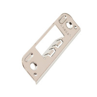 Планка ответная 0045-CR (хром) д/фин.замков и дверей без &quot;четверти&quot;   \45