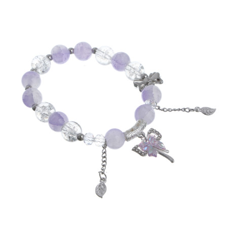 ЮНИLOOK Браслет с декором, d7см, d бусин 1см, 6 цветов, стекло, #4