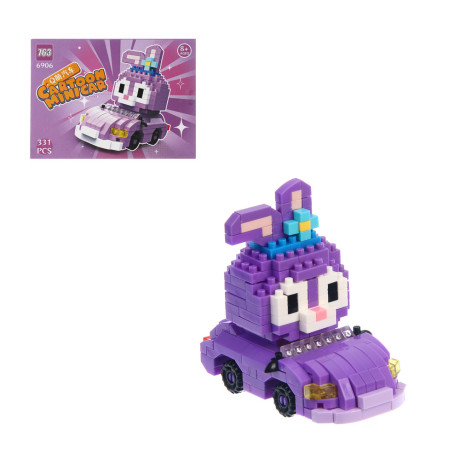 ИГРОЛЕНД Конструктор "Мультяшинки", 16,5х4,8х12 см, ABS, 6 видов