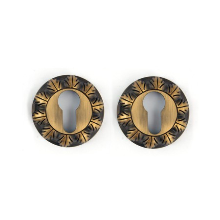 Накладка под цилиндр DP-C-24-AN (антик)  Апекс (1пара)  \6