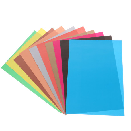 ClipStudio Бумага цветная "Альфа" мелов. бумага, 2-стор., 10л., 19х27,5см, 10цв.(вкл.золот. и сереб)