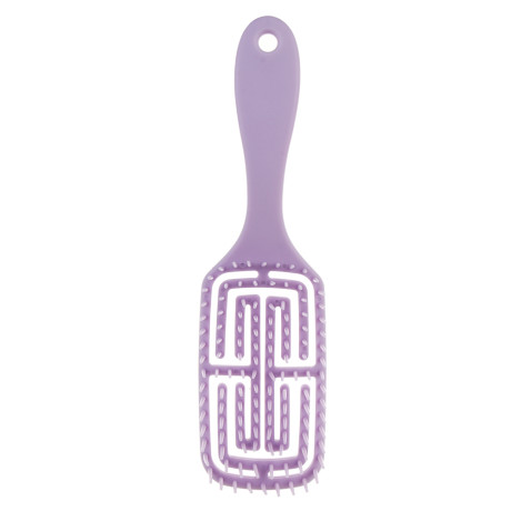 Расческа массажная, продувная тм ЮНИLOOK, пластик, 20,5x5,5см, 4 цвета