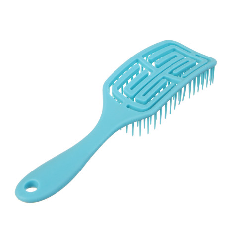 Расческа массажная, продувная тм ЮНИLOOK, пластик, 20,5x5,5см, 4 цвета