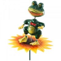Штекер садовый &quot;Лягушка на цветке&quot; GS-AR3057-5 2063