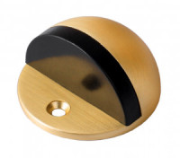 Ограничитель дверной РЕНЦ напольный, золото матовое сатинированное INDS 44 SSG