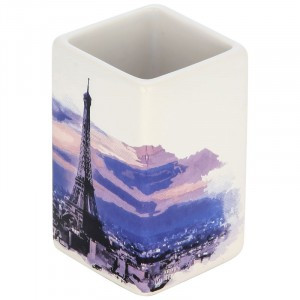 Стакан для ванной Париж, керамика, TU-P, 2906, Рыжий Кот