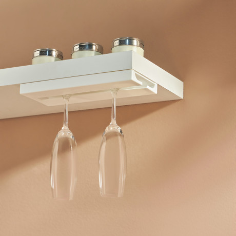 VETTA Подвесной держатель для бокалов , ABS- пластик, 25х11х2см.