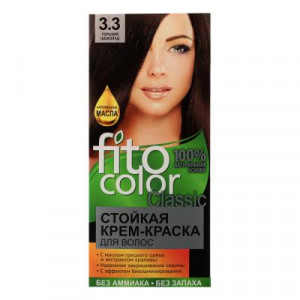 Краска для волос FITO COLOR Classic, 115 мл, тон 3.3 горький шоколад