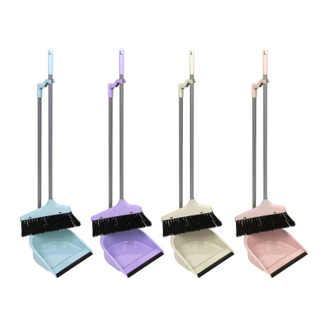 Набор для уборки с щеткой и совком тм VETTA, щетка:80х25см, совок:79х24см, полипропилен, металл, тпр