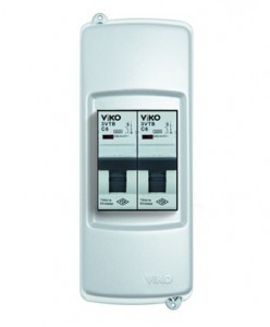 VIKO by Panasonic бокс (корпус) пластик КМПн 1-2 модуля навесной без дверцы 90914001