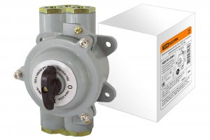 TDM Пакетный переключатель ПП 3-100/Н2 3П 100А 220В, силуминовый корпус, IP56 SQ0723-0083