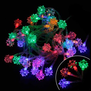 Гирлянда LED-DIAMOND-40-3-MC "Алмазы" 40LED разноцвет 3м, арт.101530