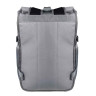 Рюкзак-торба 45x29x16см, 2 отд.на застежках, 2 карм., перед.,бок.утяжки, голограф.вставки, ПЭ, серый