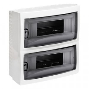 Bylectrica бокс (корпус) пластик. ЩРН-П-24 мод. навесной с дверцей, опломбировка, IP20 (КНО-24Д)